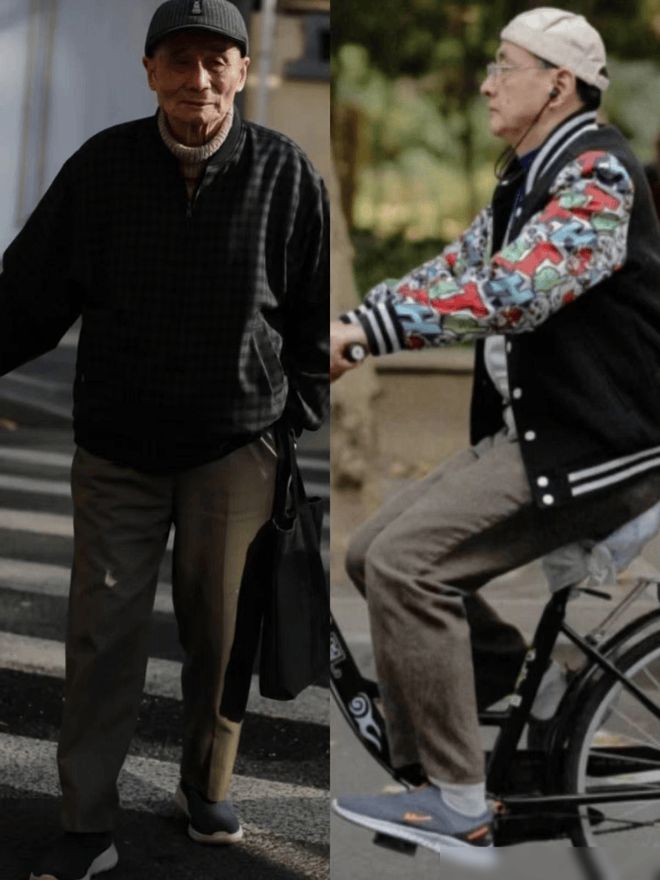男不穿皮鞋女不穿高跟到老都不油腻千亿球友会上海老年人真会打扮：