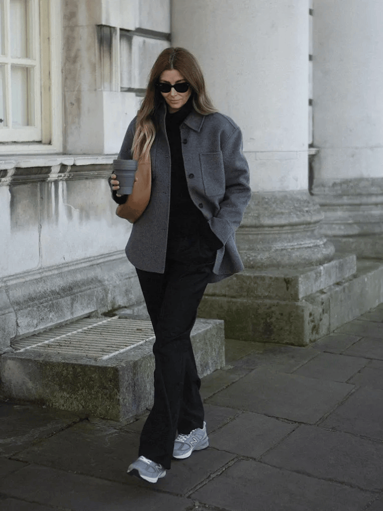 鞋 ” 越慵懒穿越高级！冬天 “ 阔腿裤