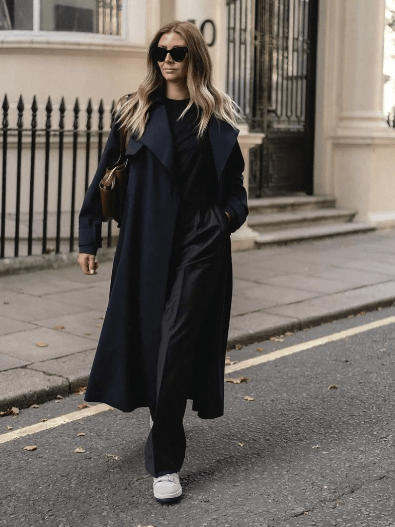 鞋 ” 越慵懒穿越高级！冬天 “ 阔腿裤+运动(图10)