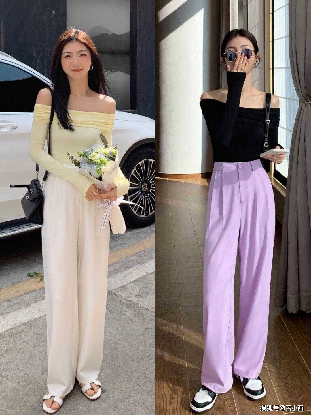 腿裤”就够了这样穿百搭还显瘦夏季裤子没必要买太多“1条阔(图3)