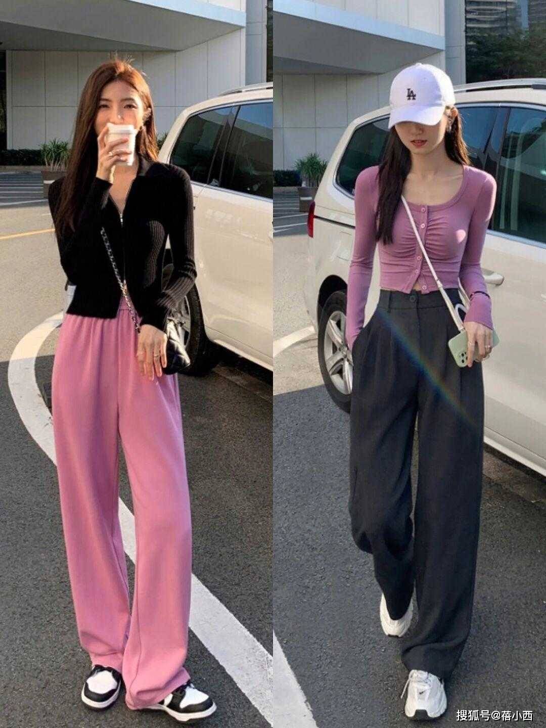 腿裤”就够了这样穿百搭还显瘦夏季裤子没必要买太多“1条阔(图2)